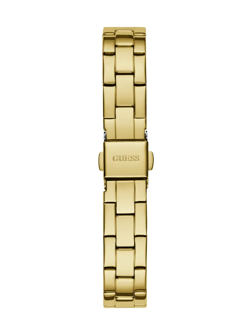 GUESS Orologio analogico 'Brilliant' oro / argento / trasparente miniatura 2