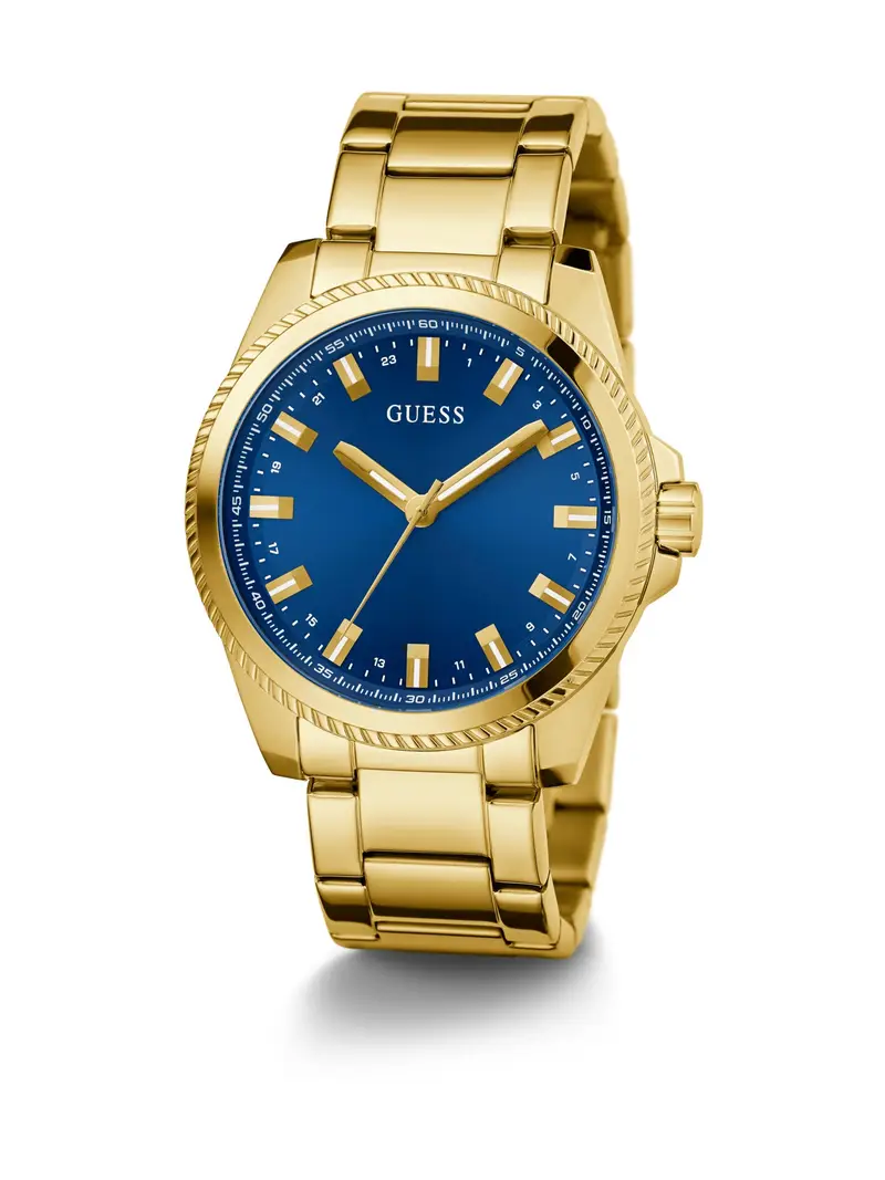GUESS Orologio analogico 'CHAMP'  navy / oro