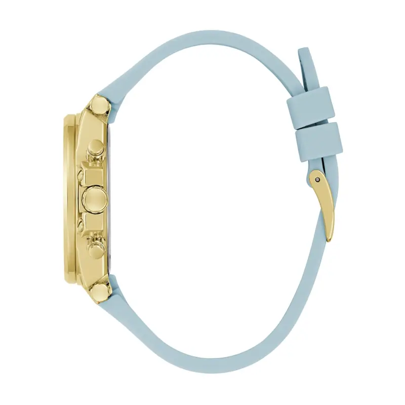 GUESS Orologio analogico 'Charisma' navy / blu fumo / oro miniatura 2