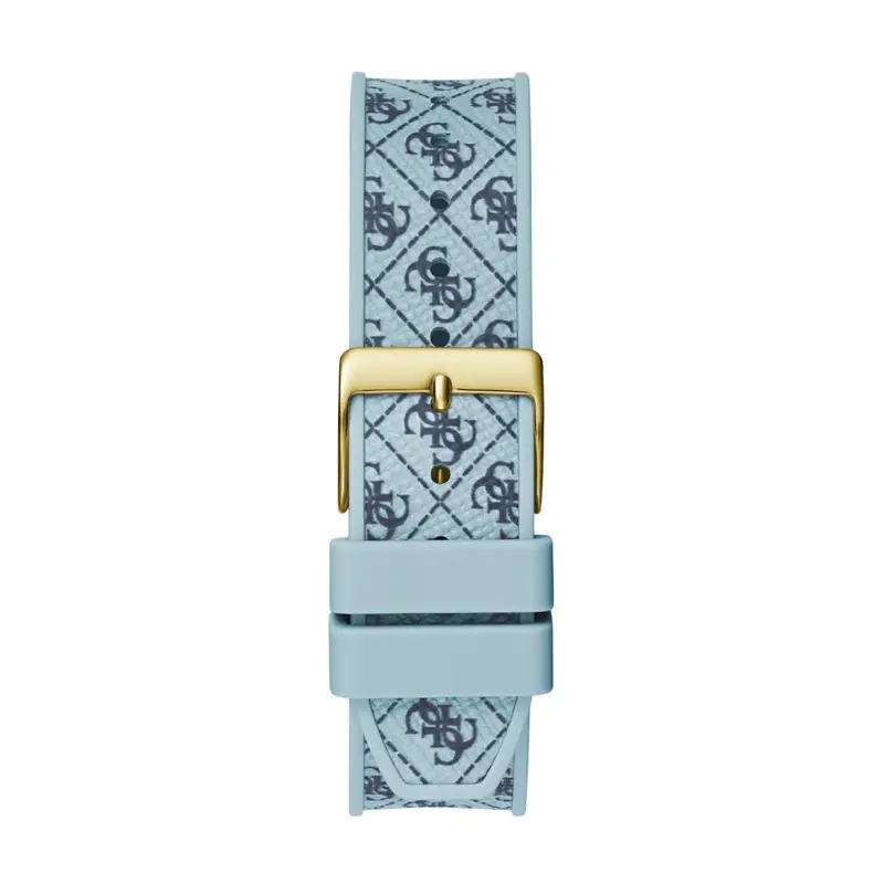 GUESS Orologio analogico 'Charisma' navy / blu fumo / oro miniatura 3