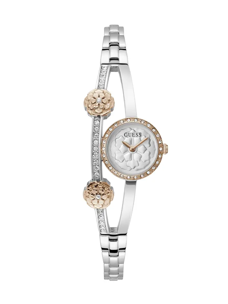 GUESS Orologio analogico ' CHLOE '  oro / argento