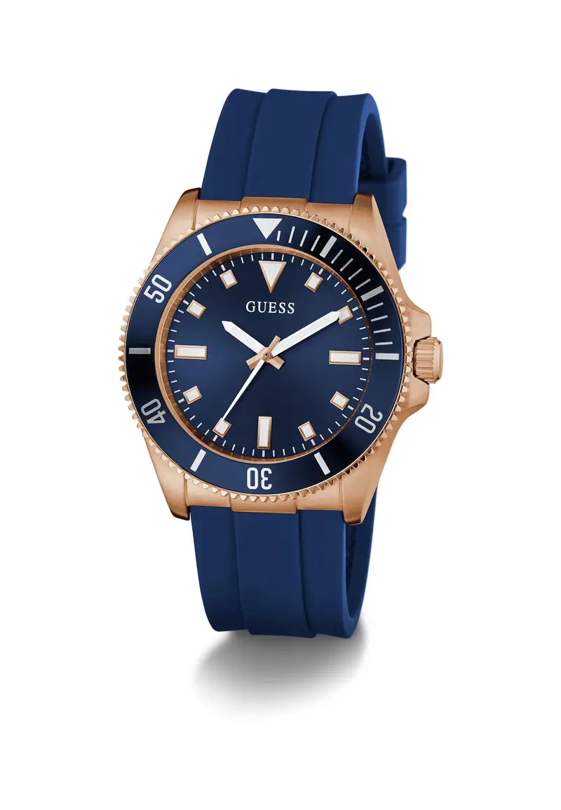 Orologio analogico 'CLIFF' navy / bronzo