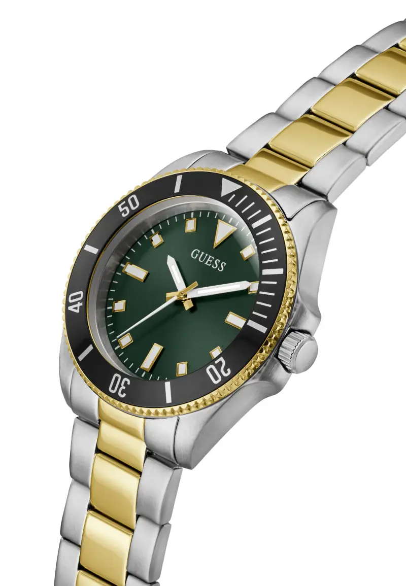 Orologio analogico CLIFF oro / giada / argento miniatura 3