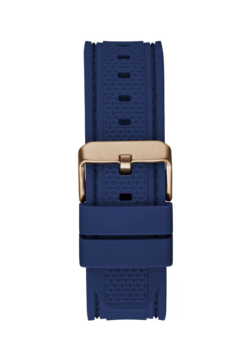 GUESS Orologio analogico 'Contender' blu / oro miniatura 2