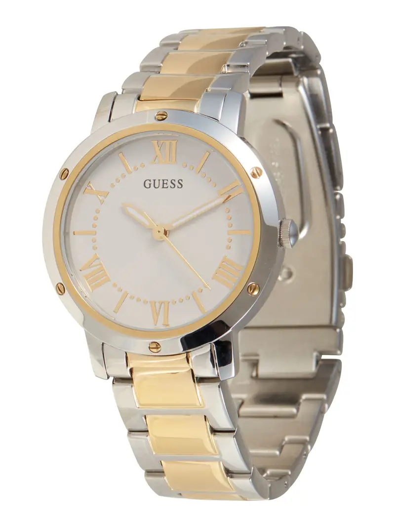 GUESS Orologio analogico 'Dawn'  oro / argento