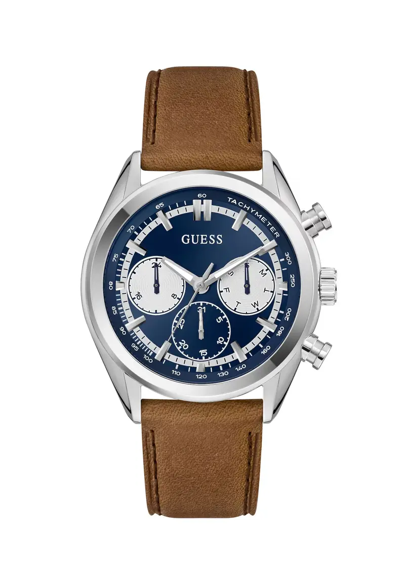 Orologio analogico 'Dawson' navy / marrone