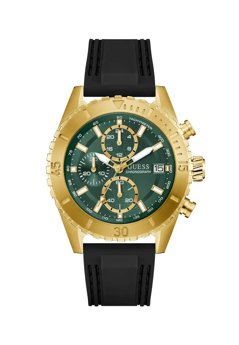 Orologio analogico Defender oro / verde scuro / nero miniatura 2