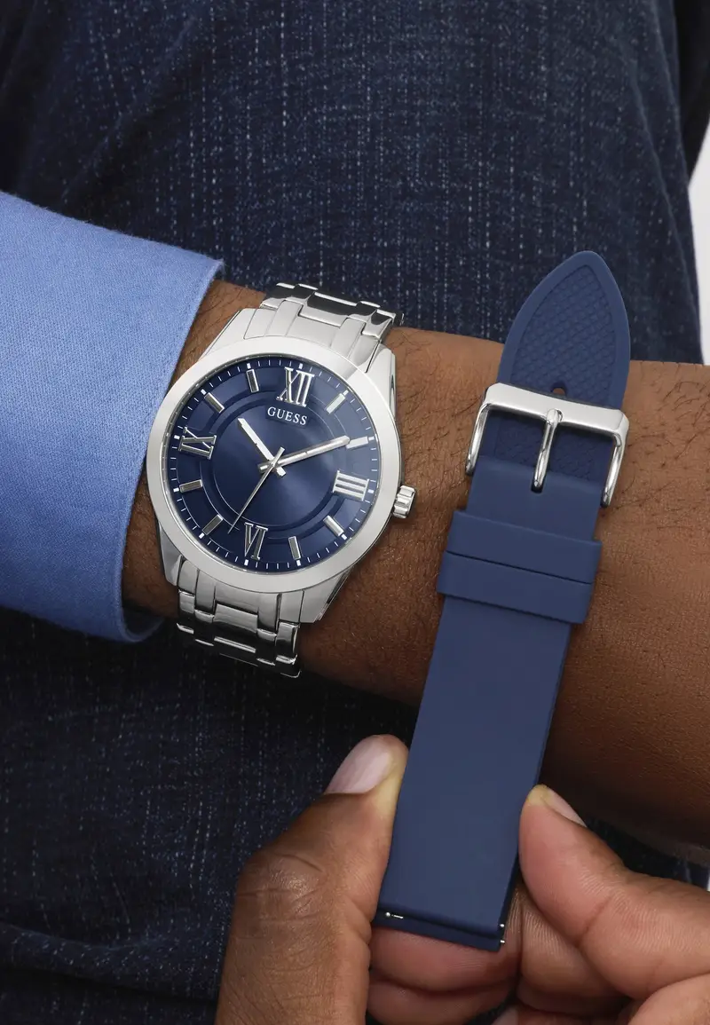 Orologio analogico Elliot blu scuro / argento miniatura 2