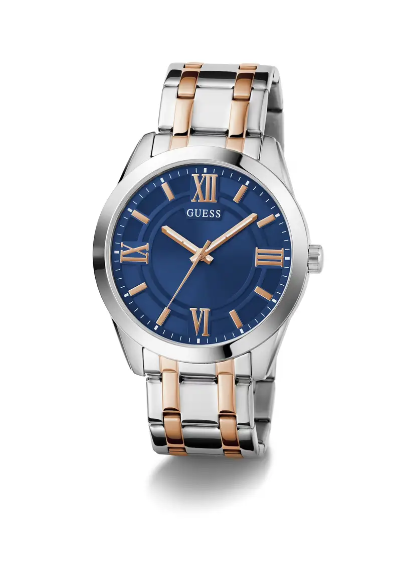 Orologio analogico 'ELLIOT' navy / bronzo / argento