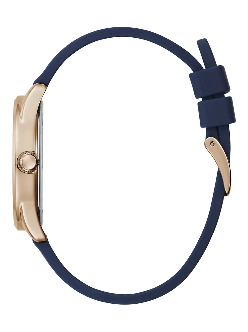 GUESS Orologio analogico 'EMBLEM' navy miniatura 3