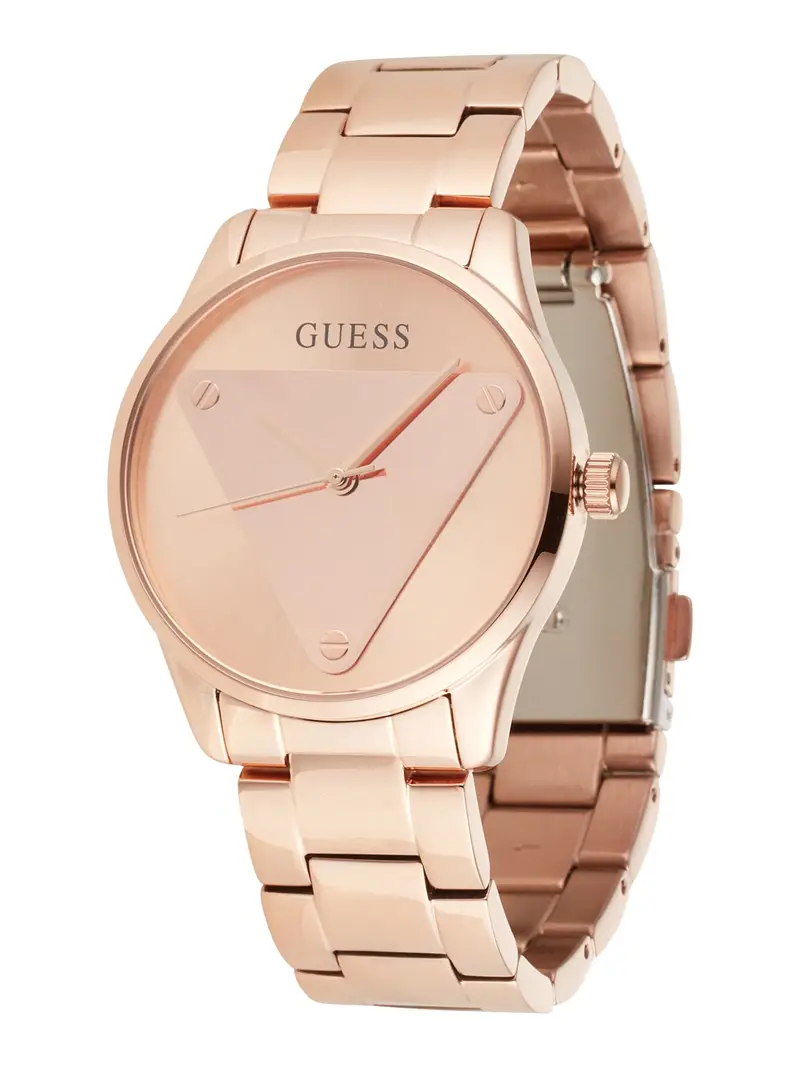 GUESS Orologio analogico 'Emblem' oro rosé