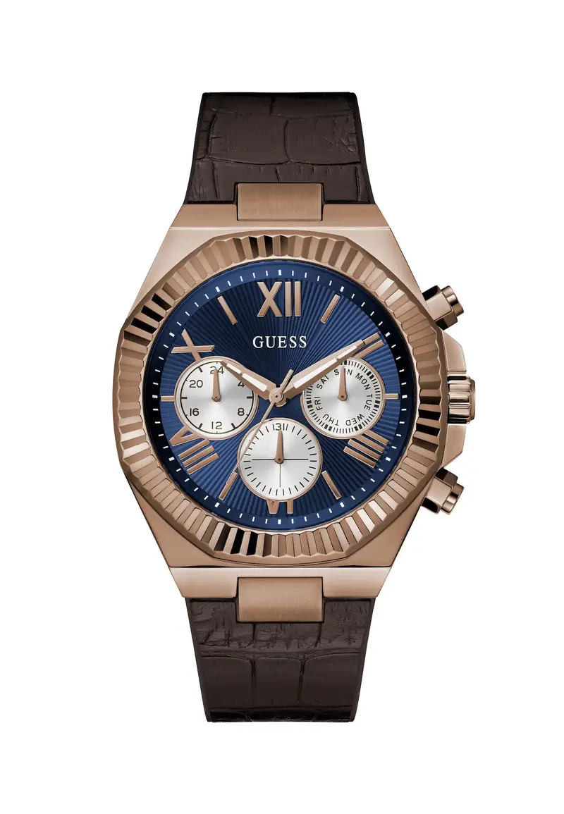 Orologio analogico 'EQUITY' navy / marrone / bronzo miniatura 2