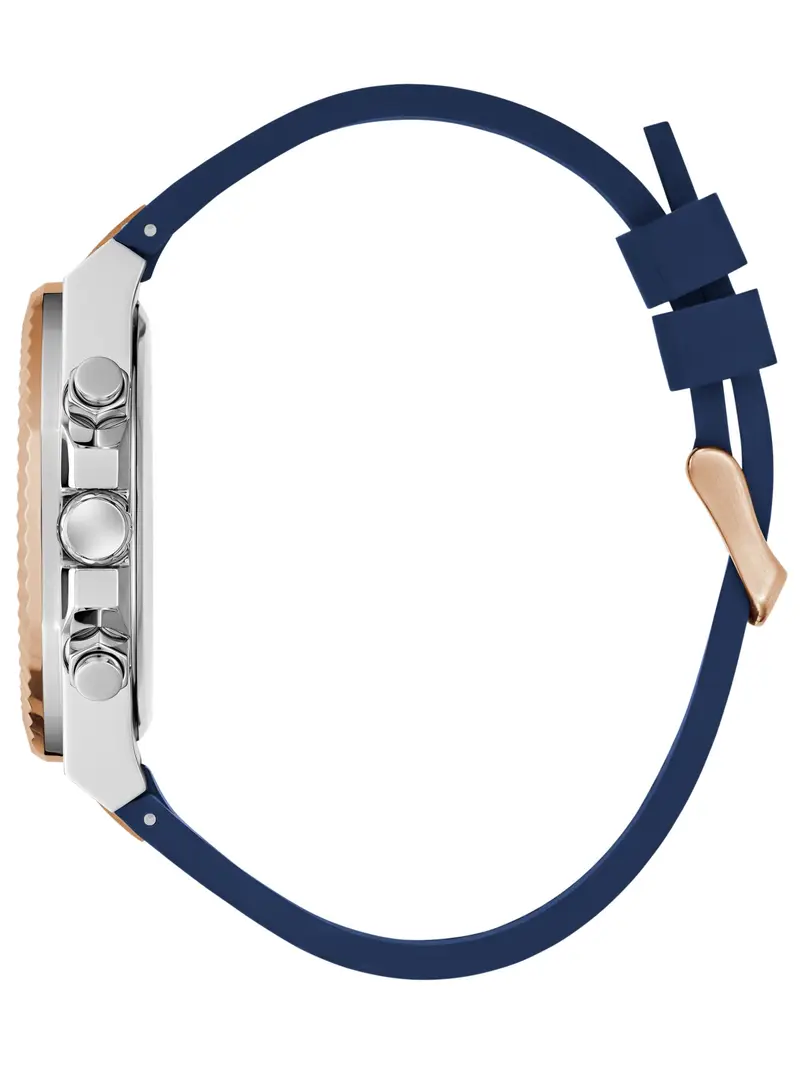 GUESS Orologio analogico 'EQUITY' navy / oro miniatura 2