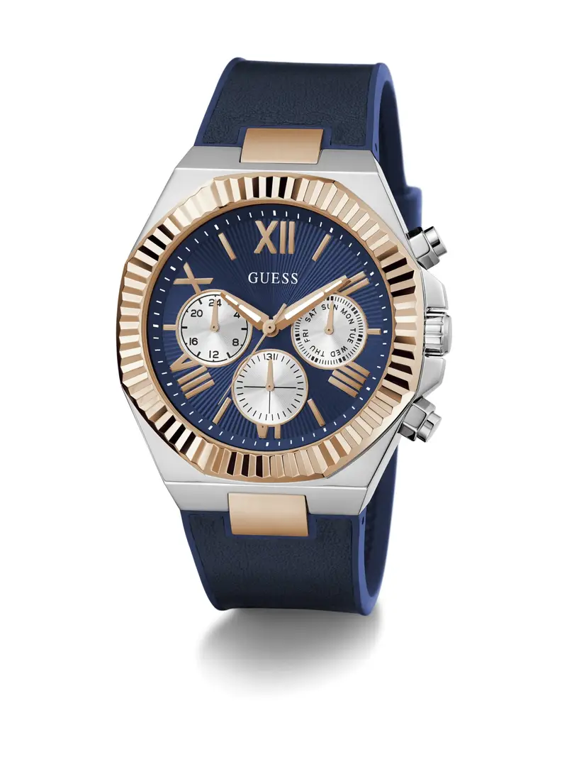 GUESS Orologio analogico 'EQUITY' navy / oro miniatura 3