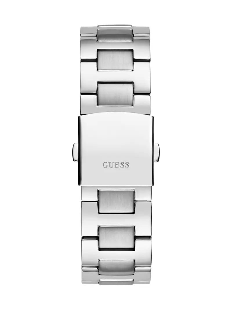 GUESS Orologio analogico 'EQUITY' nero / argento miniatura 2