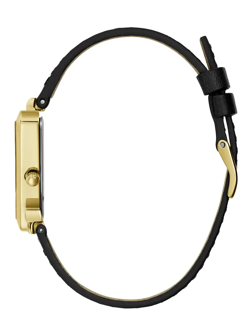 GUESS Orologio analogico 'Fame' oro / nero miniatura 3