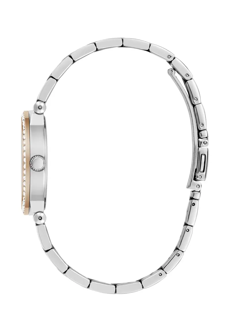 GUESS Orologio analogico 'FAWN' beige / argento miniatura 3