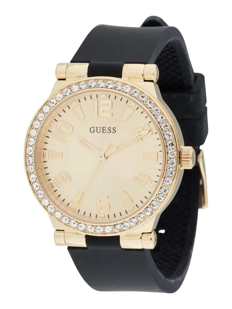 GUESS Orologio analogico 'Fawn'  beige / oro / nero