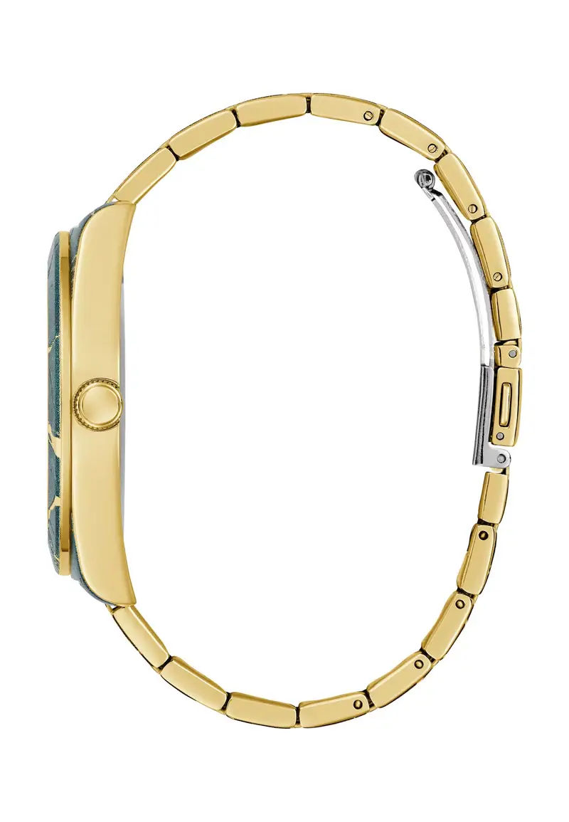 Orologio analogico 'FLASH' oro / giada / abete miniatura 3