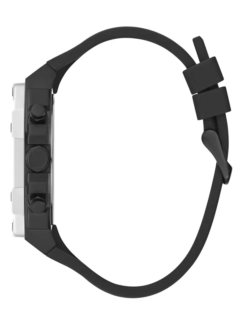 GUESS Orologio analogico 'FORMULA' nero / argento miniatura 2