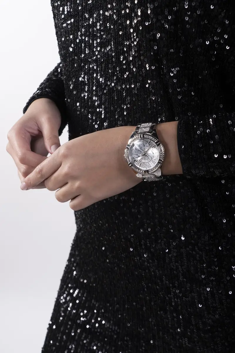 GUESS Orologio analogico 'Frontier' argento miniatura 2