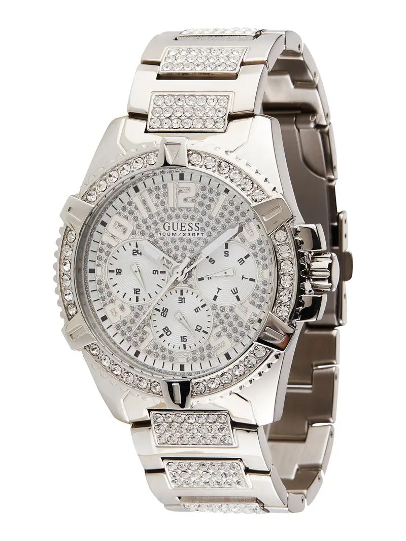 GUESS Orologio analogico 'Frontier'  argento