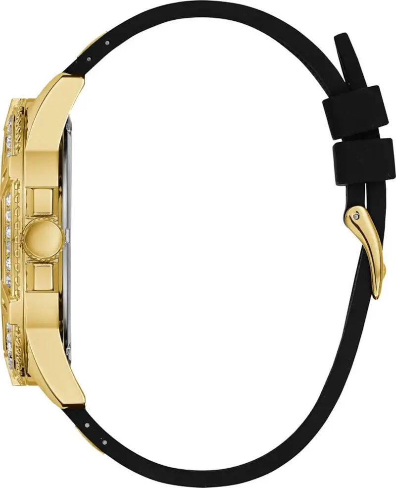 GUESS Orologio analogico 'Frontier' oro / nero miniatura 2