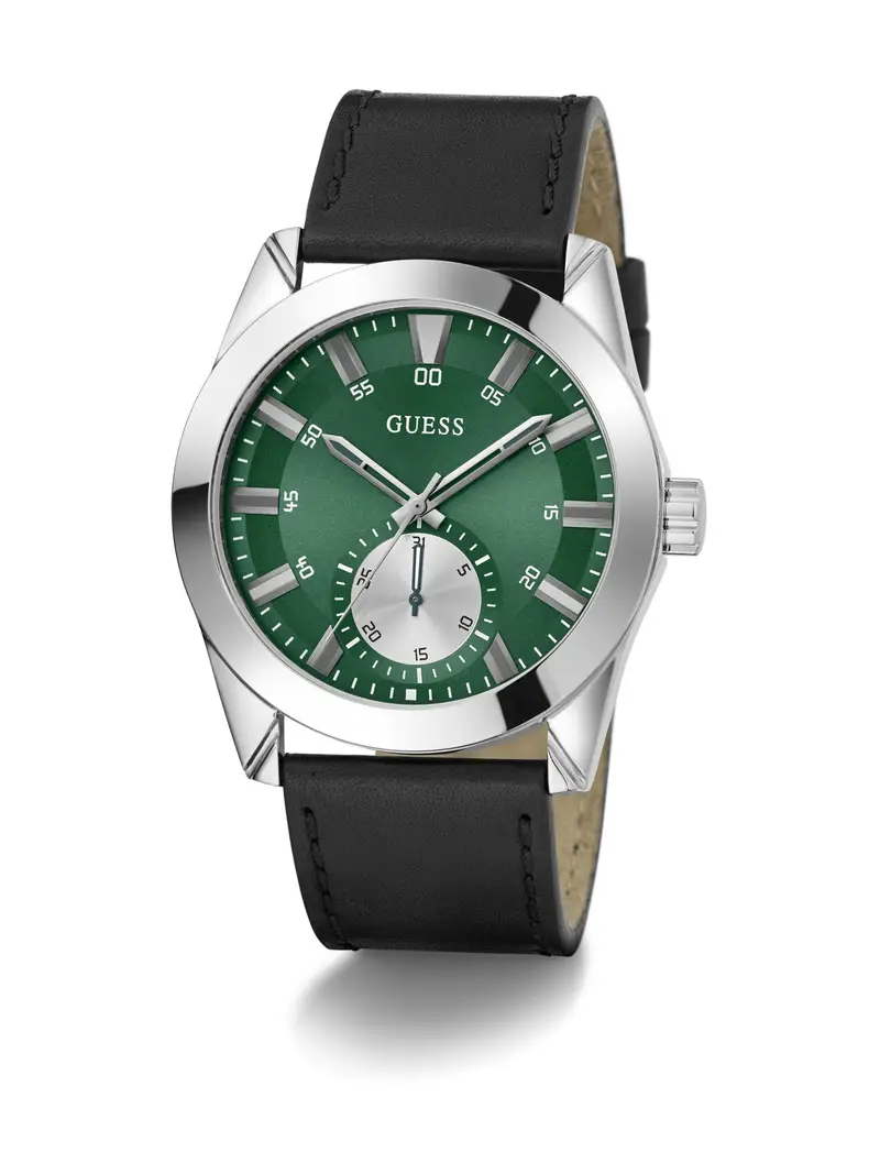 GUESS Orologio analogico 'GREYSON' verde / nero / argento miniatura 3