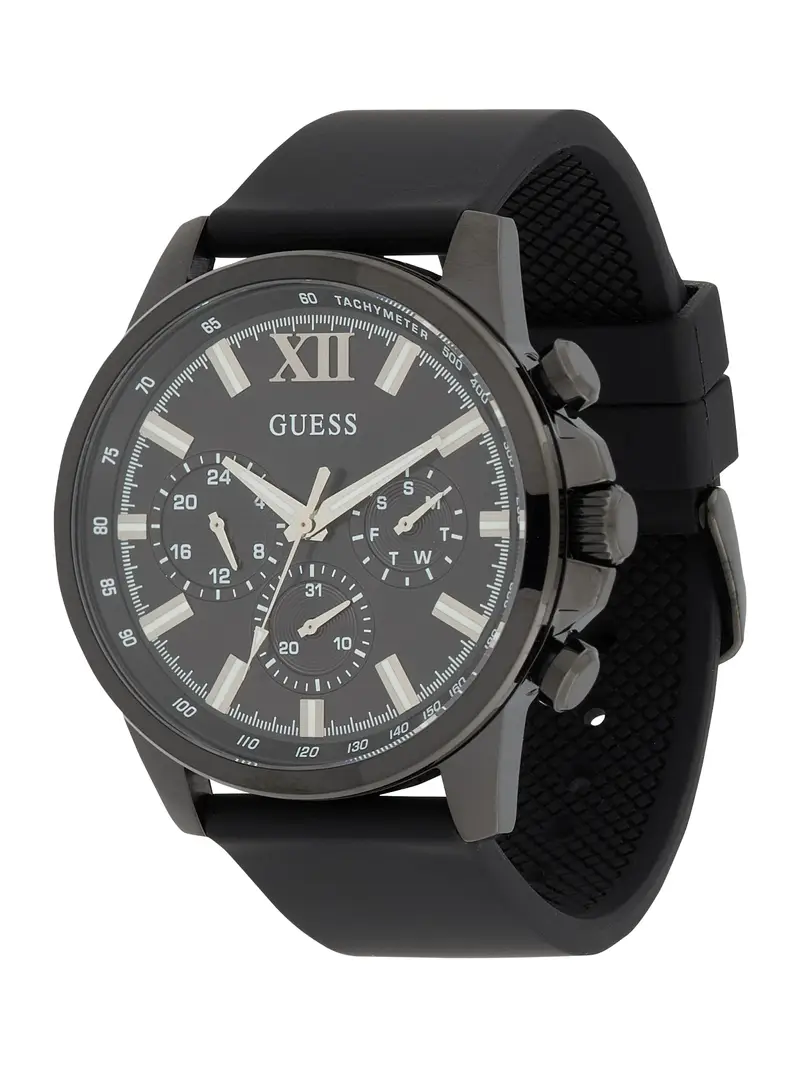 GUESS Orologio analogico grigio / nero / bianco