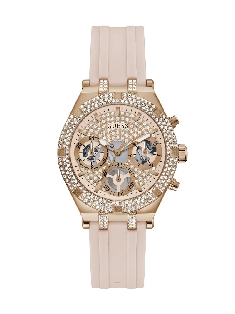 GUESS Orologio analogico ' HEIRESS ' oro / rosa / argento