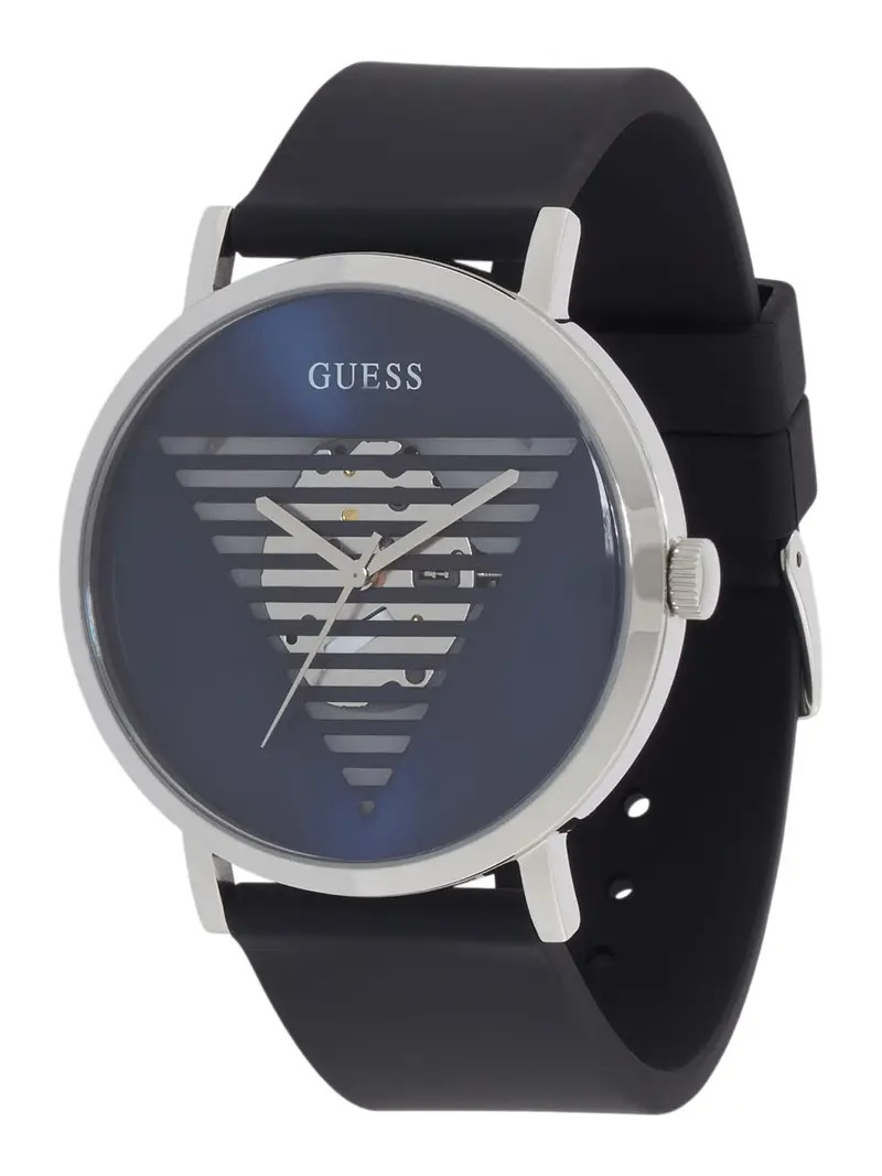 GUESS Orologio analogico 'IDOL'  navy / nero / argento