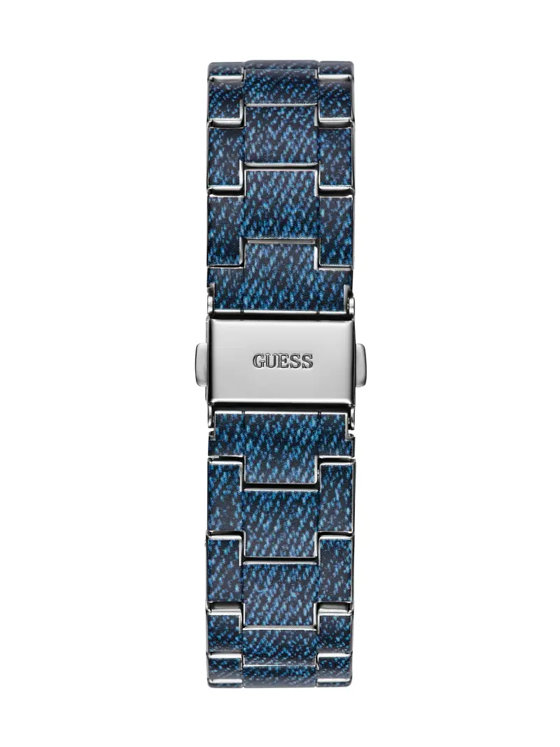 GUESS Orologio analogico 'Indigo' marino / bianco miniatura 2