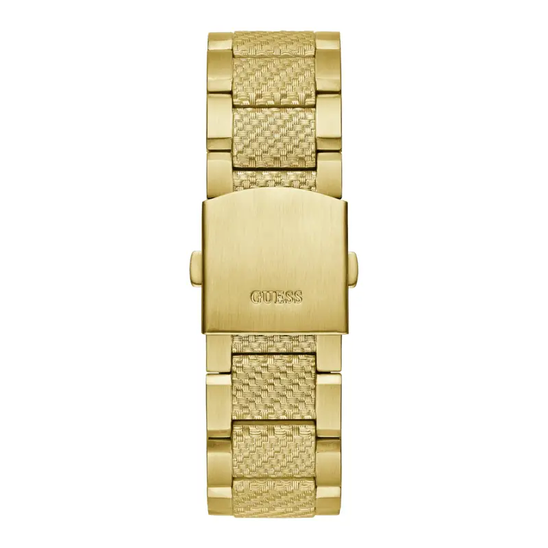 GUESS Orologio analogico 'Indy' oro / nero miniatura 3