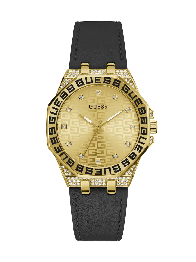 GUESS Orologio analogico 'INSIGNIA' oro / nero