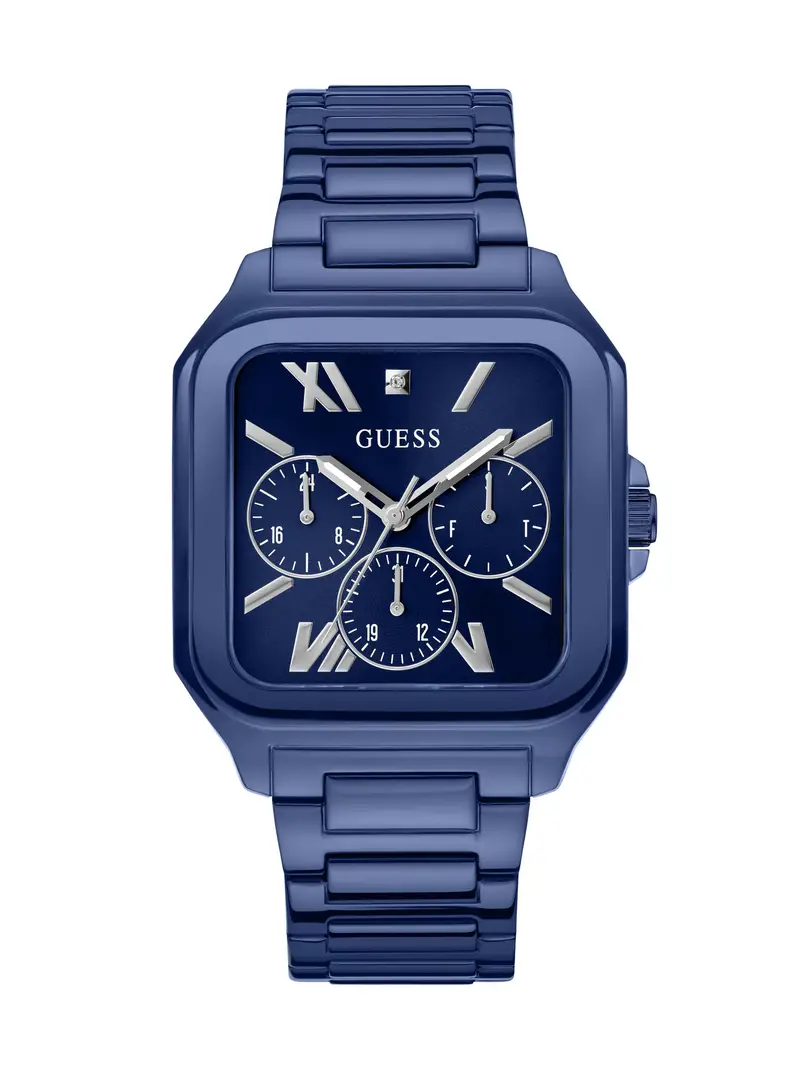 GUESS Orologio analogico 'INTEGRITY' blu