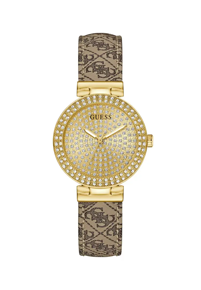 Orologio analogico 'Ivy' beige / oro