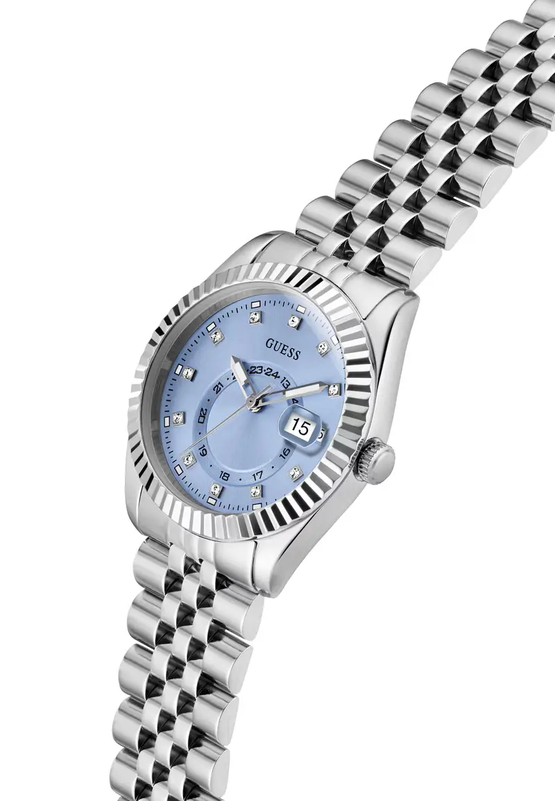 Orologio analogico 'JADA' blu chiaro / argento miniatura 3