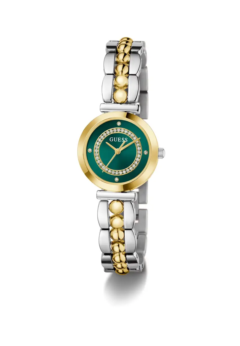 Orologio analogico LEENA oro / verde / argento