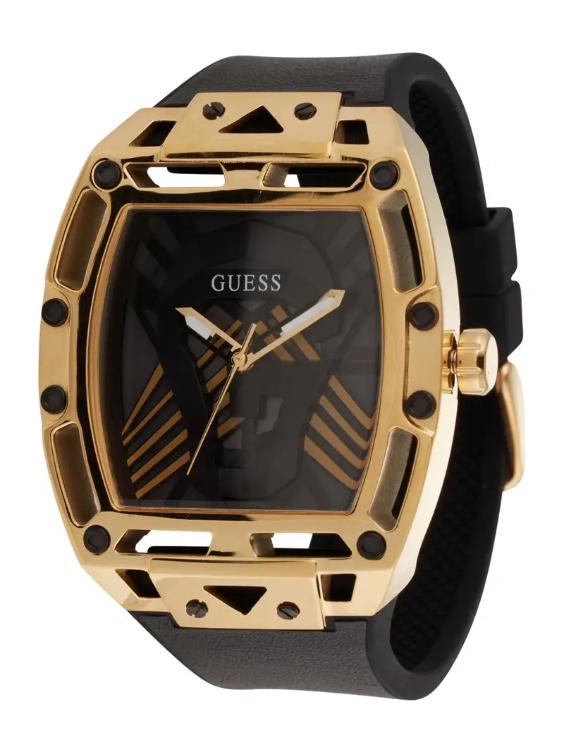 GUESS Orologio analogico 'Legend' champagne / oro / nero