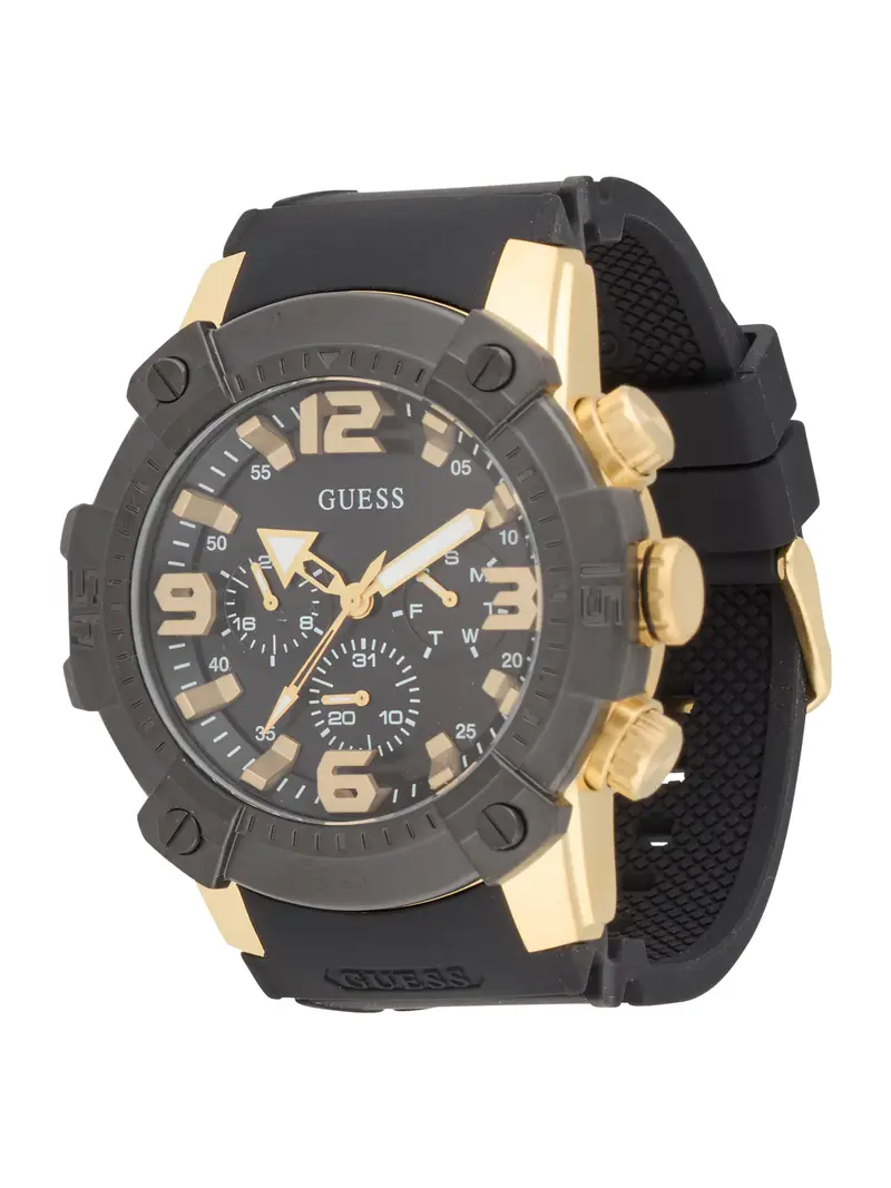 Orologio analogico 'LINEBACKER' oro / nero