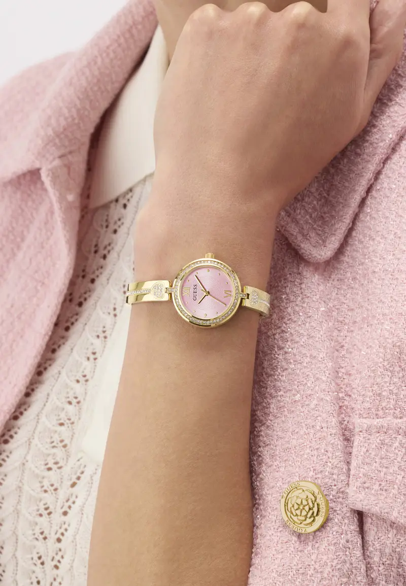 Orologio analogico Lovey oro / rosa miniatura 2