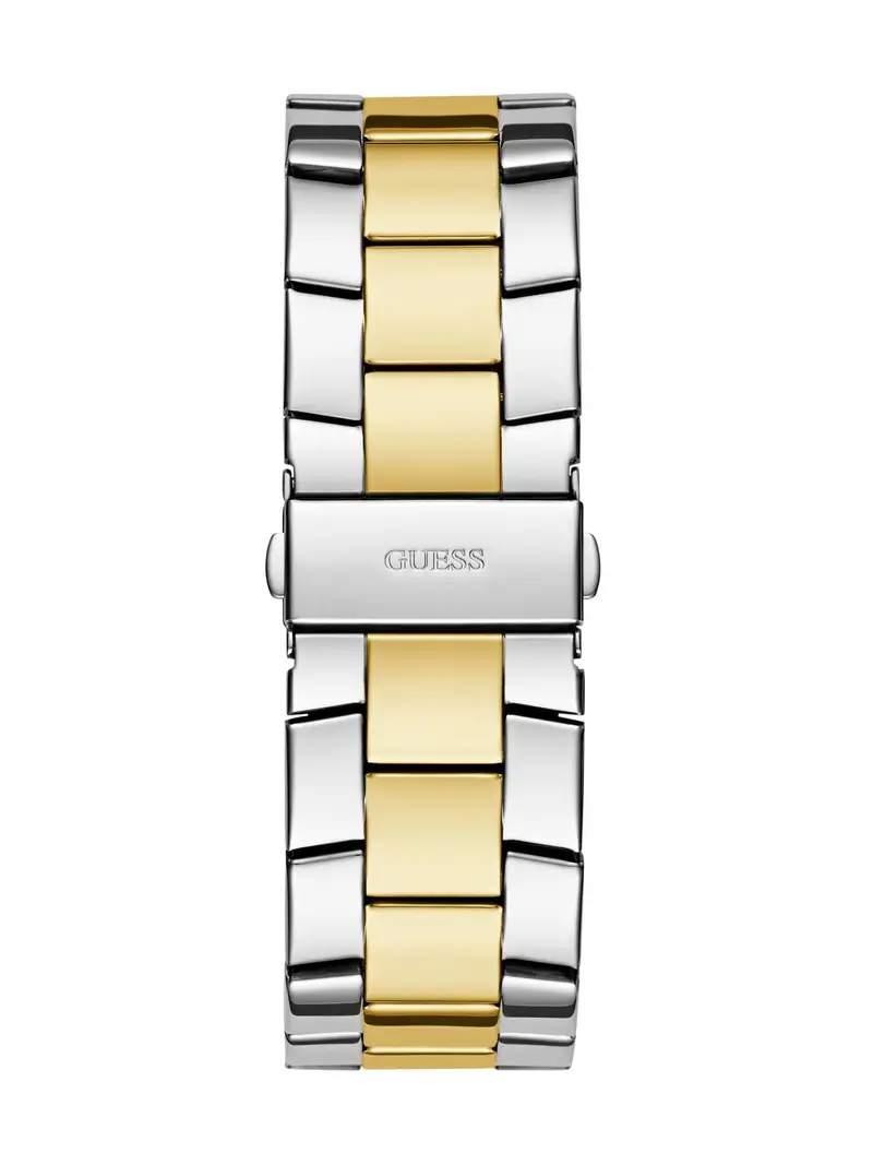 GUESS Orologio analogico 'Majestic' oro / nero / argento / trasparente miniatura 2