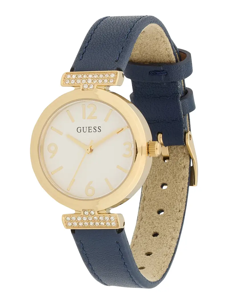 GUESS Orologio analogico  marino / oro / trasparente