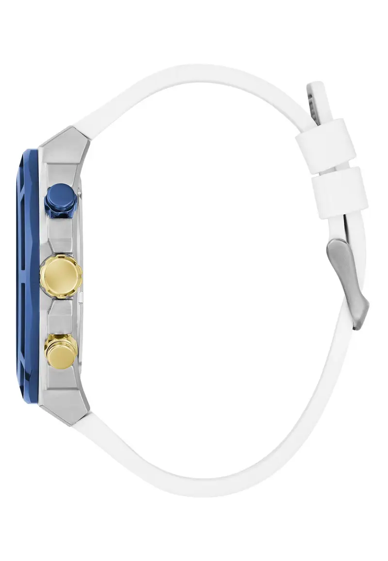 Orologio analogico 'Masterpiece' blu / argento / bianco miniatura 2