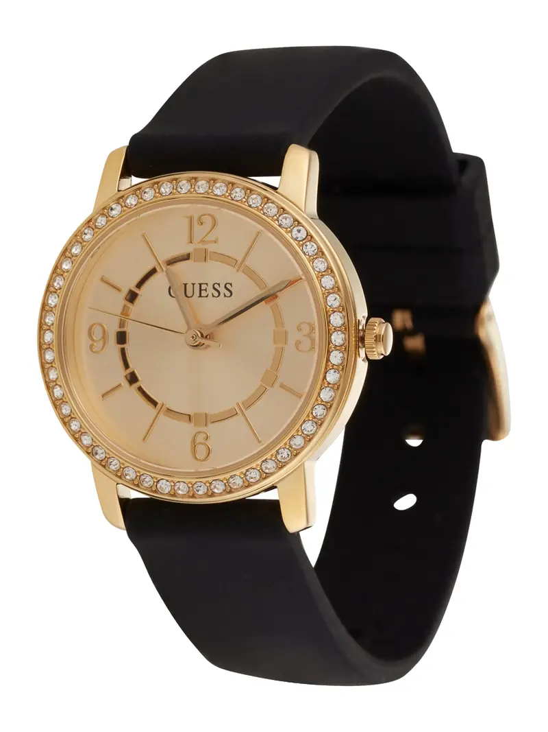GUESS Orologio analogico 'Melody'  beige / nero