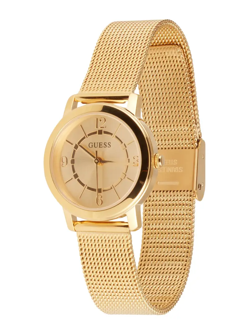 GUESS Orologio analogico 'Melody'  champagne / oro