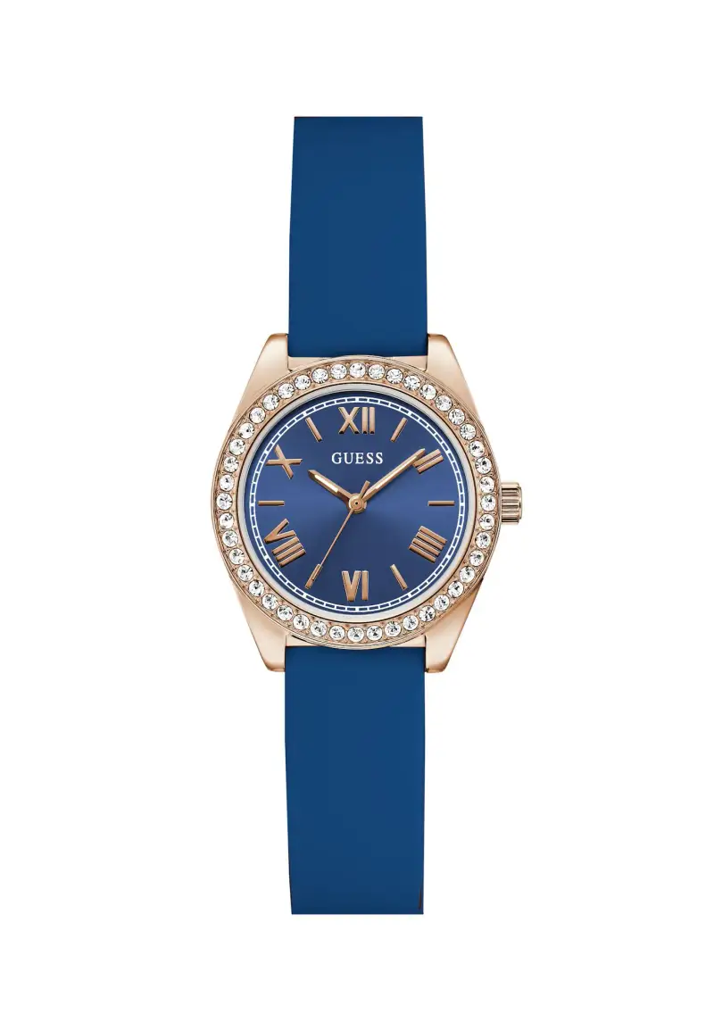 Orologio analogico MINI LUNA blu / oro miniatura 2