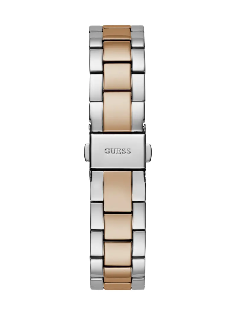 GUESS Orologio analogico 'Mist' marrone chiaro / bordeaux / argento miniatura 2