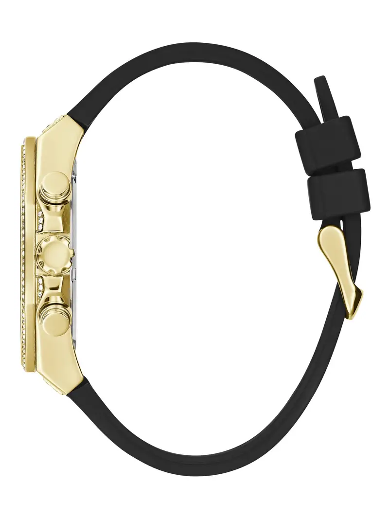 GUESS Orologio analogico 'MOMENTUM' oro / nero miniatura 2