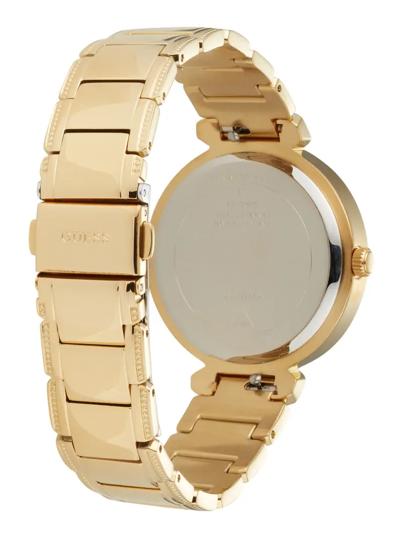 GUESS Orologio analogico 'Montage' marrone / castano / oro / grigio miniatura 2